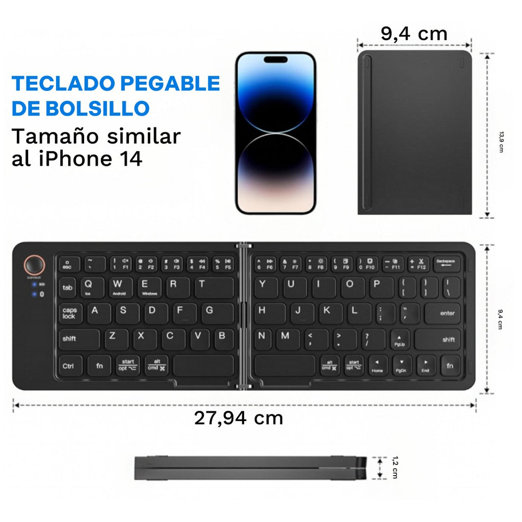 Mini teclado Bluetooth